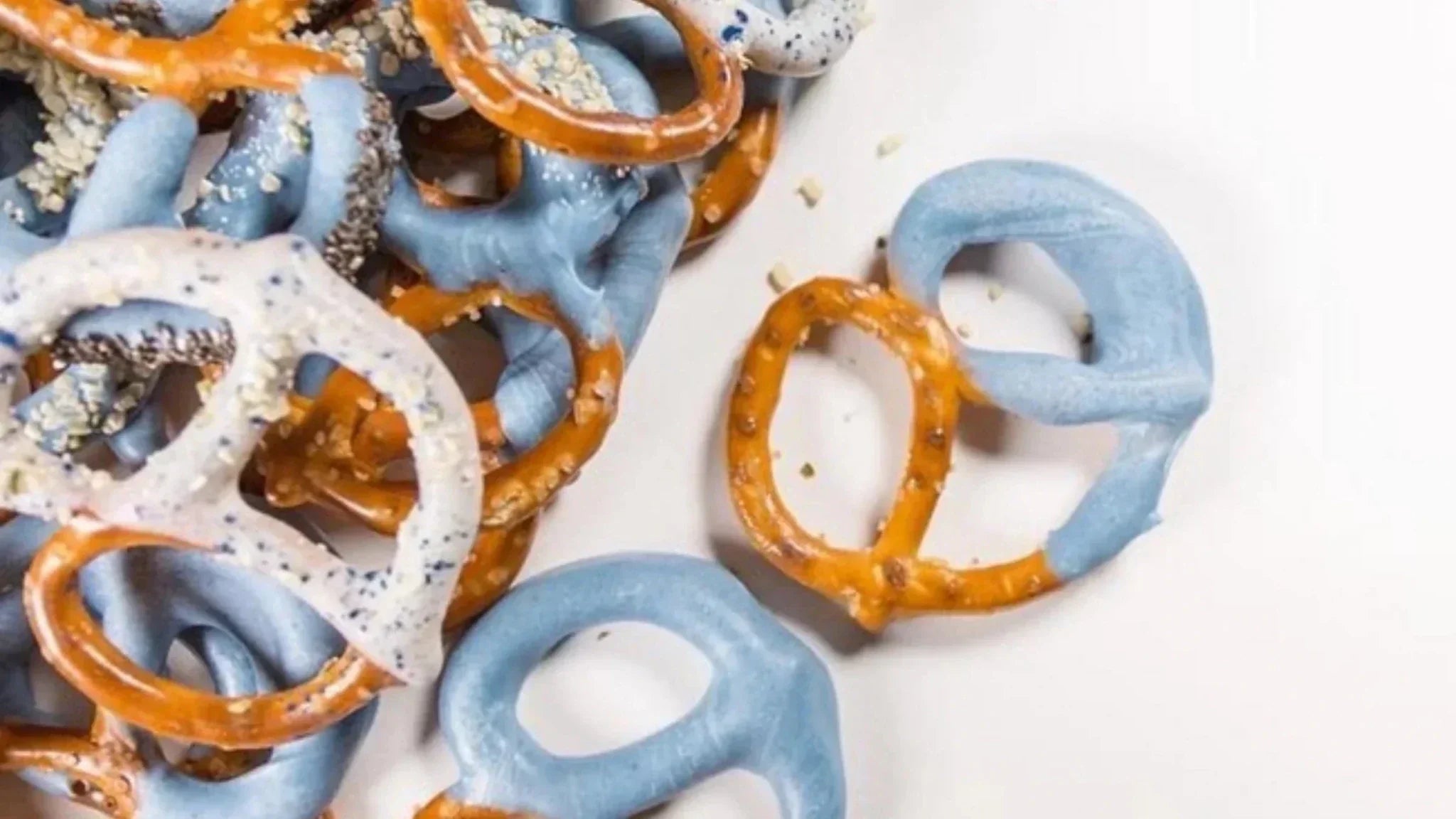 Raw Blue Majik Chocolate Recipe -Dipped Pretzels – A Superfood Treat