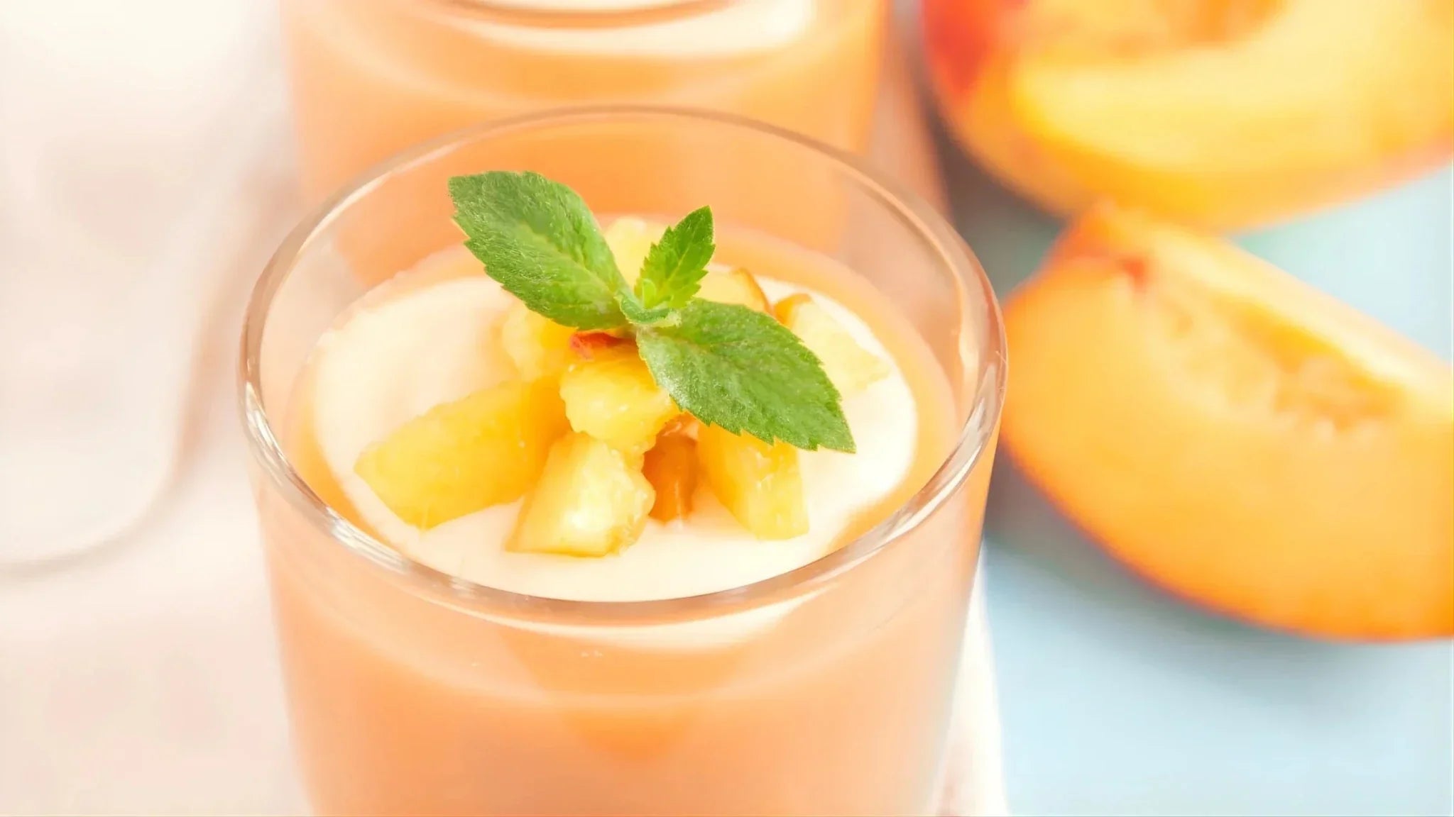 E3Live® Peach Smoothie Recipe – Refreshingly Healthy Drink | E3Live Australia