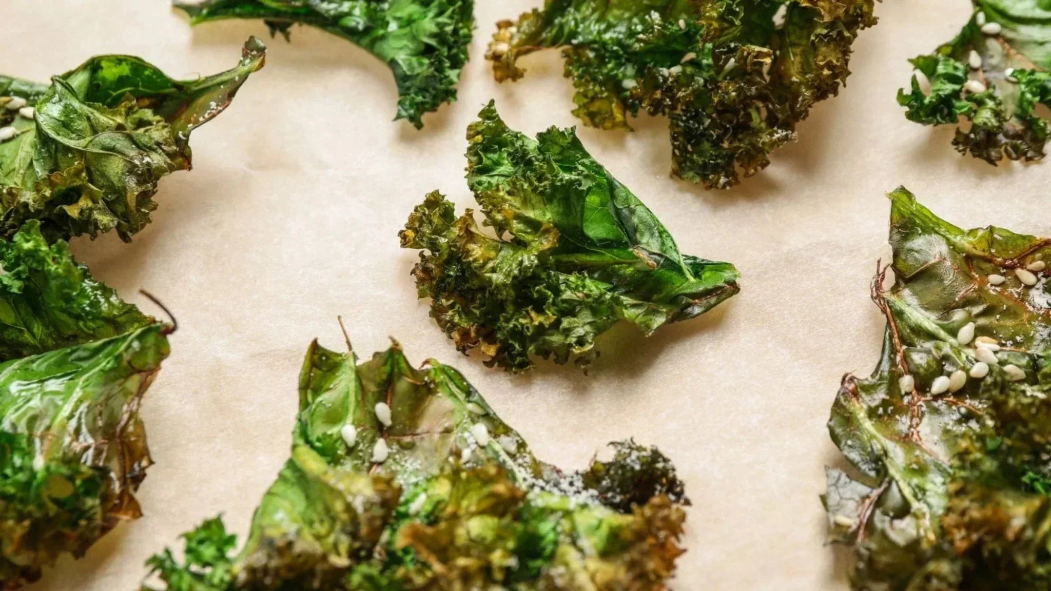 Sesame Garlic Kale Chips Recipe – Healthy & Crunchy Snack | E3Live Australia