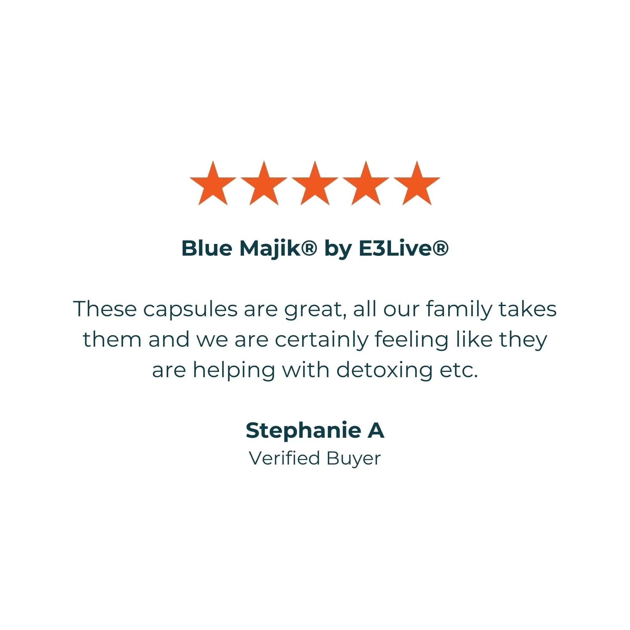 E3Live Superfoods BlueMAJIK® 500mg Capsule Product E3Live Australia