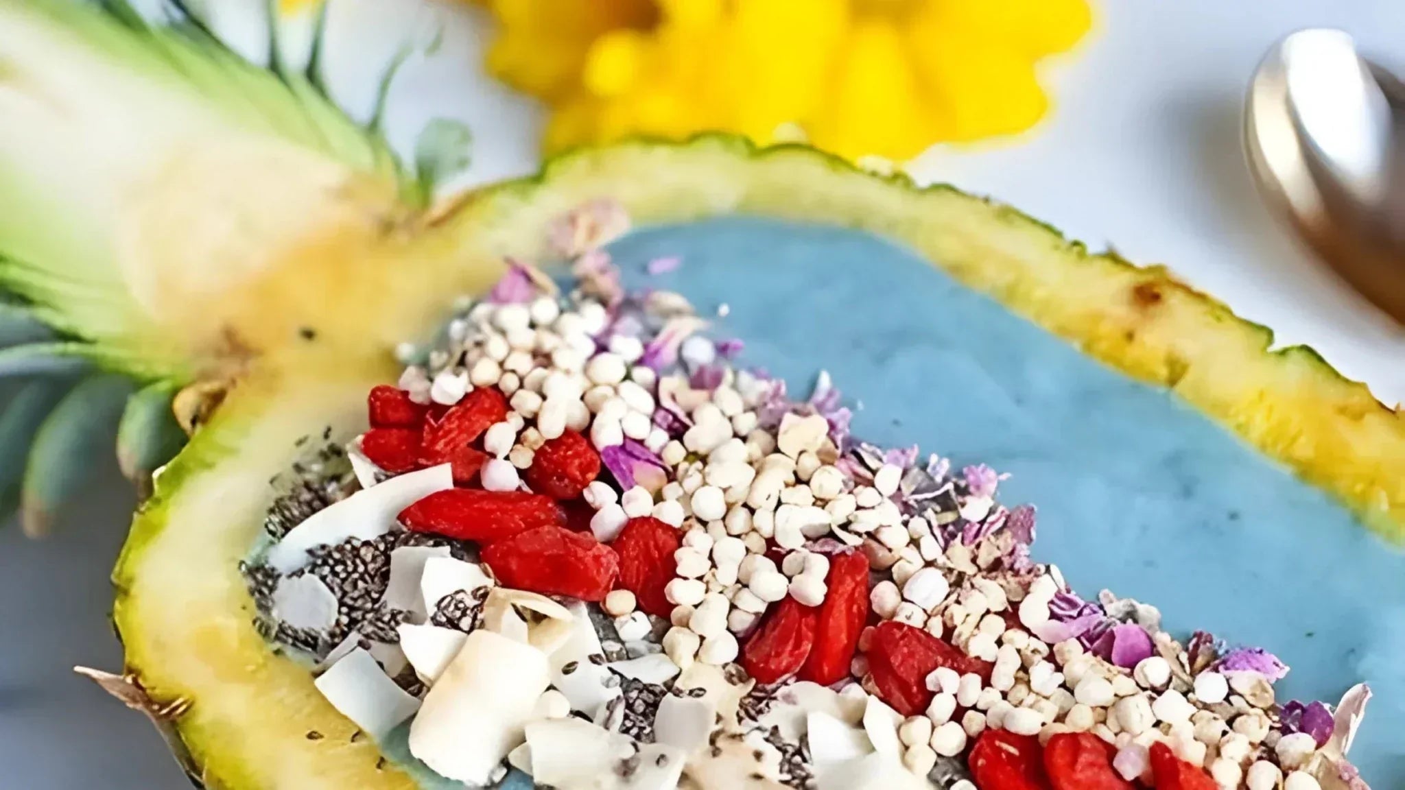 Blue Coconut Smoothie Bowl