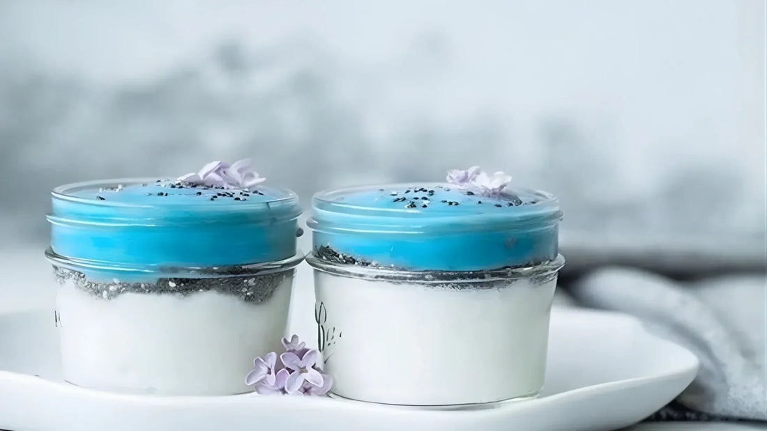 Blue Coconut Yoghurt Parfaits