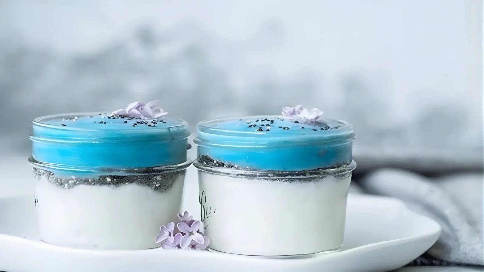 Blue Coconut Yoghurt Parfaits