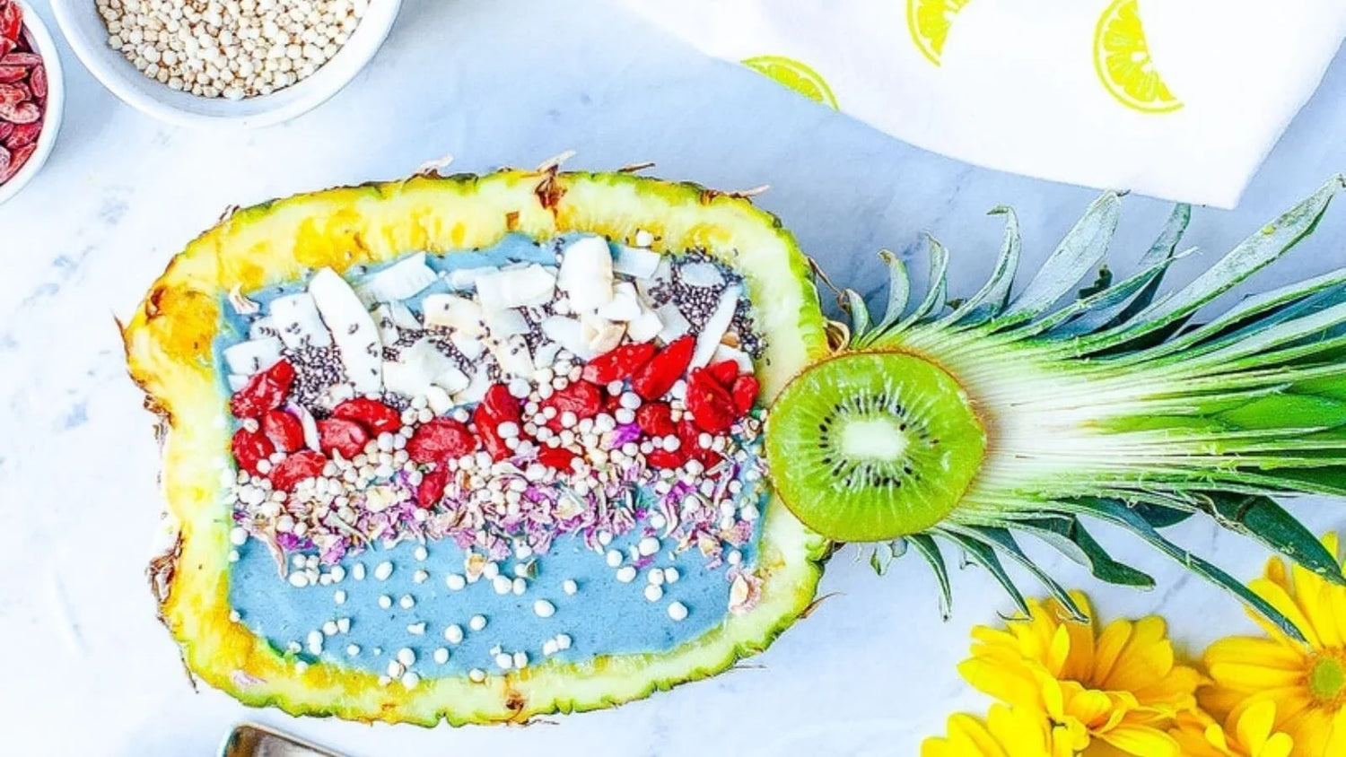 Blue Coconut Smoothie Bowl