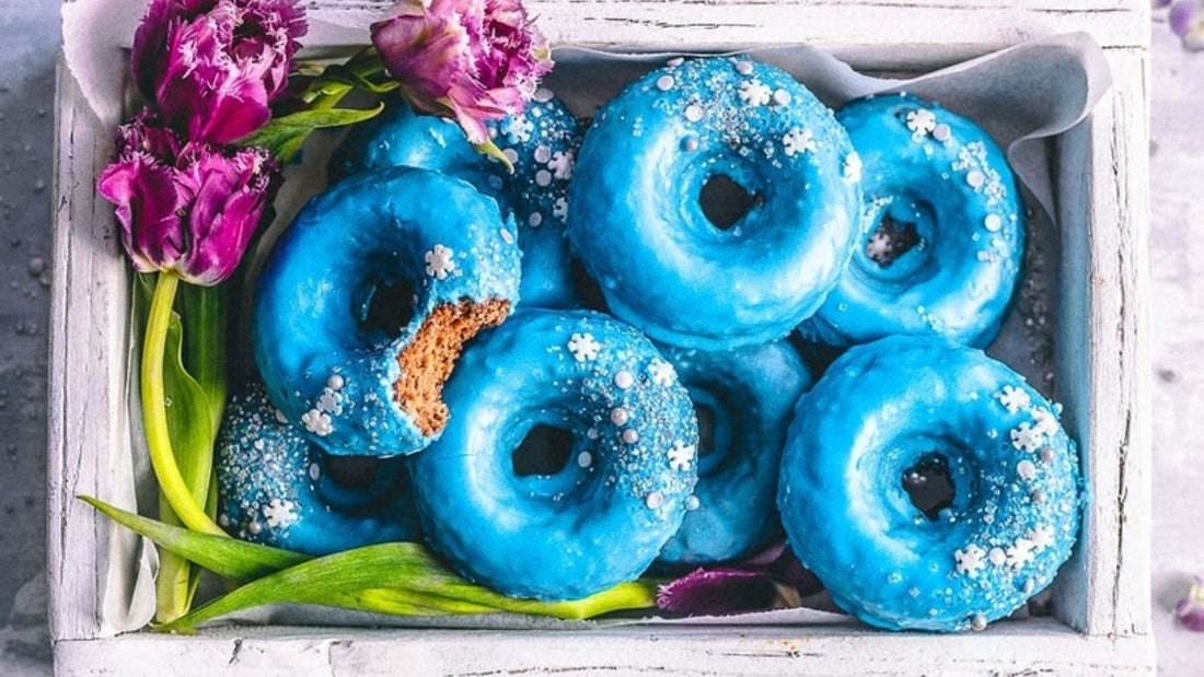 Winter Donuts With BlueMAJIK Icing