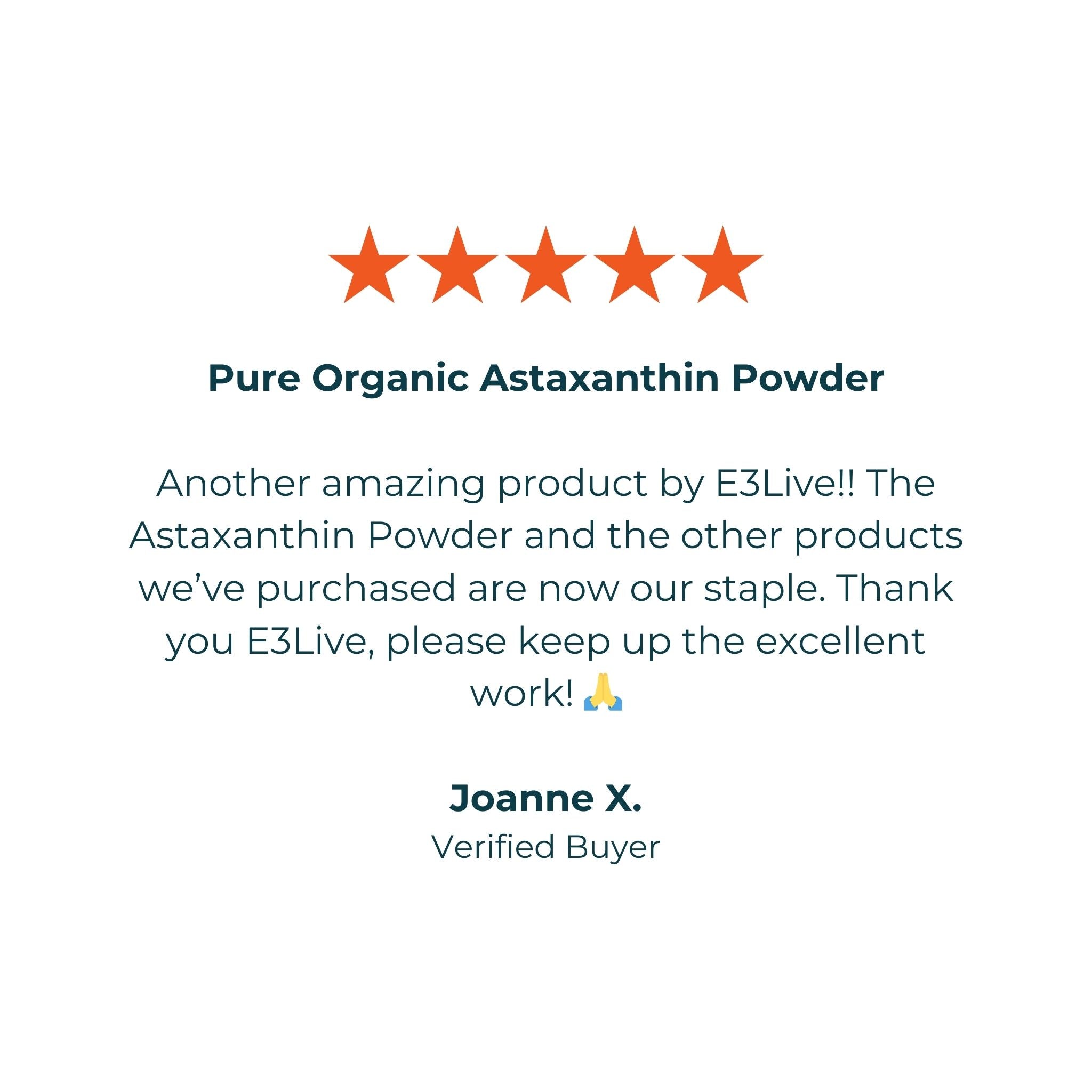 Astaxanthin 5 star review