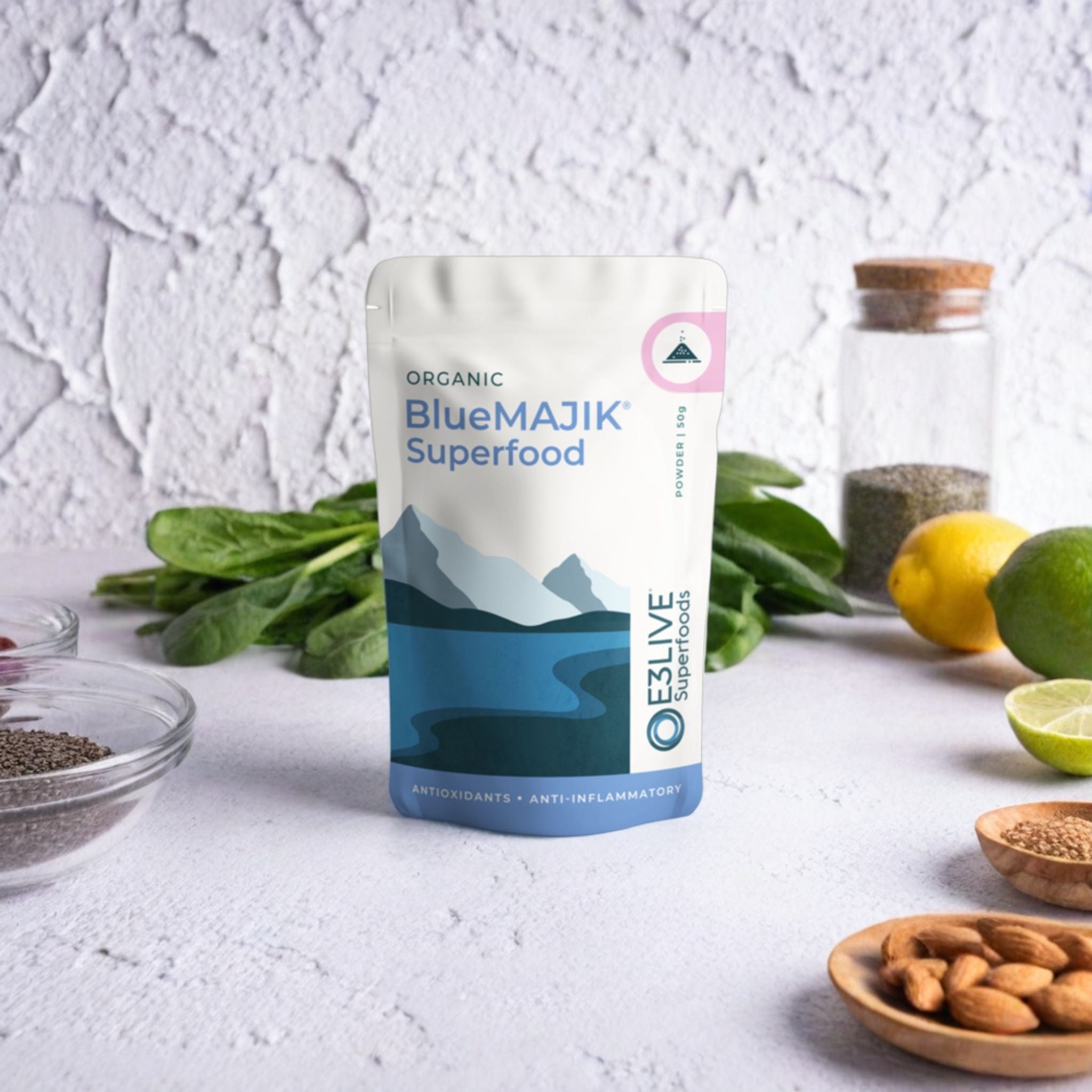  A pouch of E3Live Superfoods&