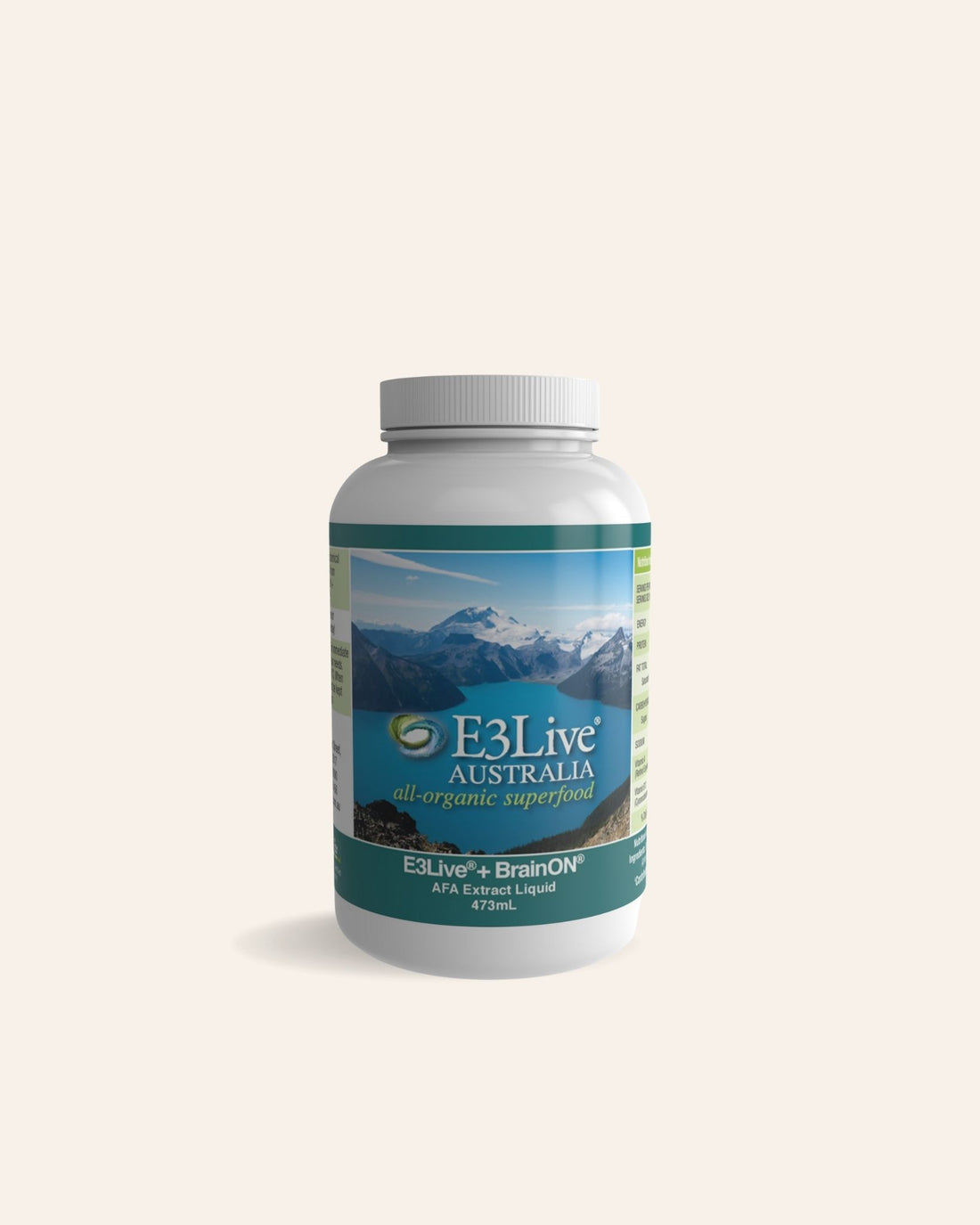 E3Live® Superfoods BrainON® Liquid 473mL Frozen Liquid Product E3Live Australia 6 Bottles 473mL