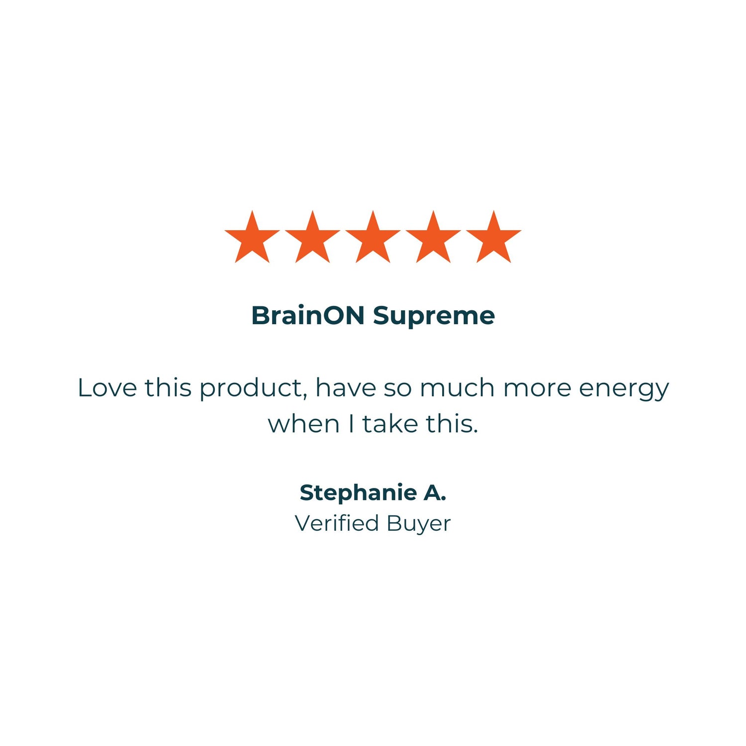 BrainON Supreme 5 star review