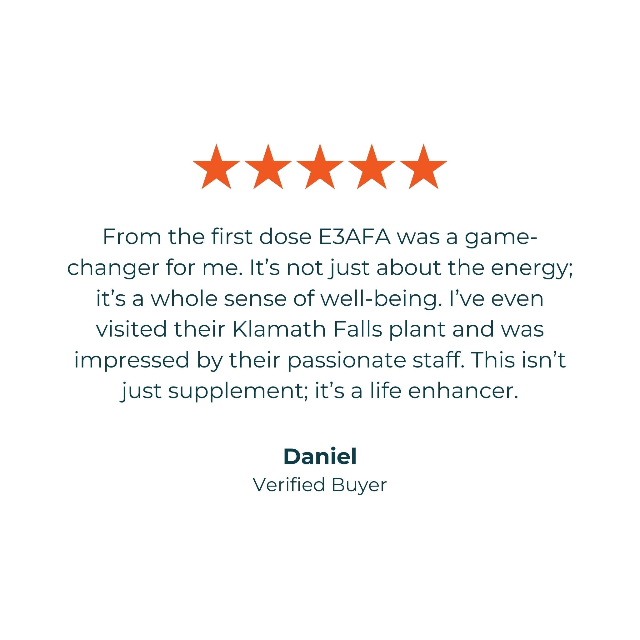E3AFA 5 star review