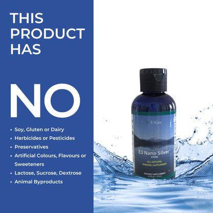 A promotional image for a health product with the text &