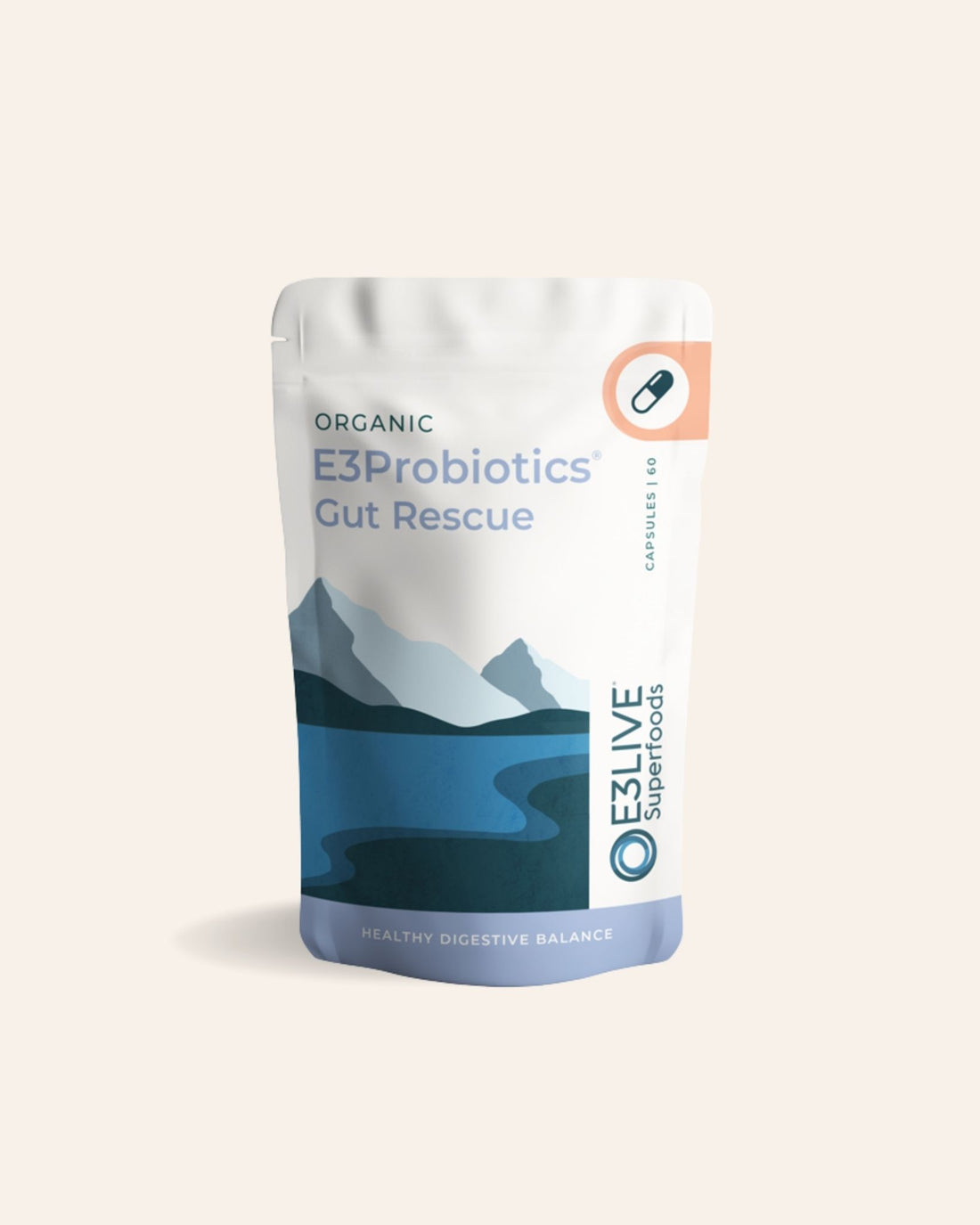 E3Probiotics Gut Rescue Capsules (400mg) Capsule Product E3Live Australia