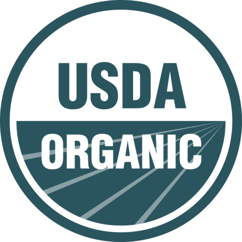 USDA Organic certification logo.
